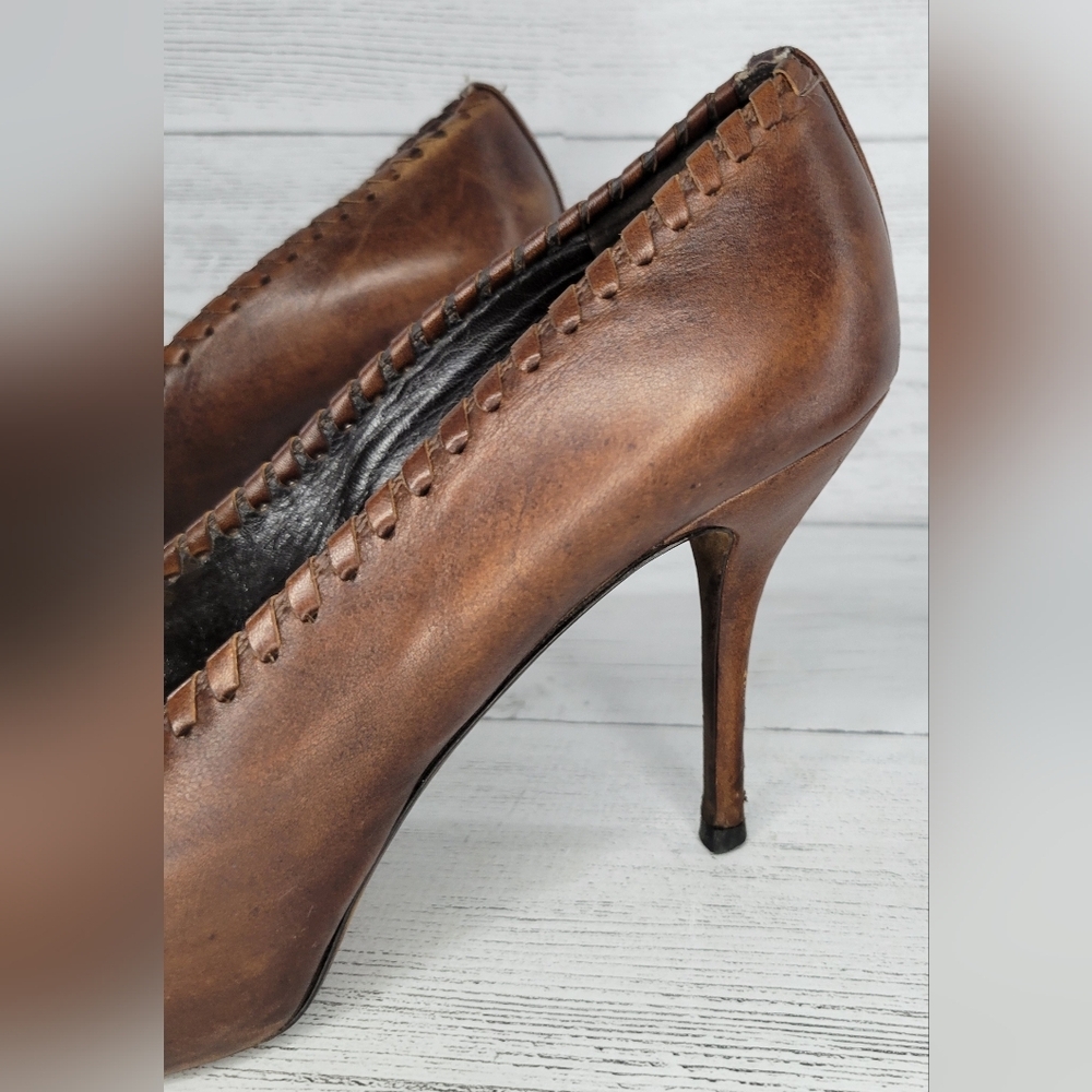 GUCCI Sophia Pump, Leather, Size 38 1/2. - Picture 7 of 12